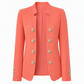 🔥SCONTO DEL 50%! 👚Blazer da donna aderente con colletto alto