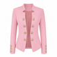 🔥SCONTO DEL 50%! 👚Blazer da donna aderente con colletto alto