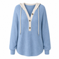 Felpa con cappuccio in maglia oversize da donna