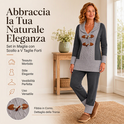 🔥SCONTO DEL 50%! 👚Maglione vintage da donna con collo a scialle e bottoni a levetta
