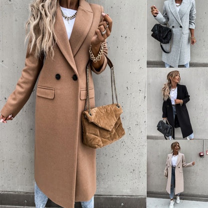 Cappotto invernale lungo da donna