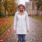 Giacca da donna casual impermeabile con cappuccio