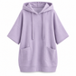 ⏰ Ultimo Giorno di Saldi – SCONTO 50% ✨Felpa con cappuccio casual da donna a tinta unita