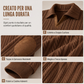 🔥SCONTO DEL 50%! 👔Felpa pullover da uomo casual a tinta unita con colletto
