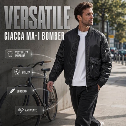🔥SCONTO DEL 50%! 🧥Giacca bomber MA-1 versatile