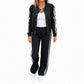 ⏰ Ultimo Giorno di Saldi – SCONTO 50% ✨Set da loungewear sportivo a righe da donna