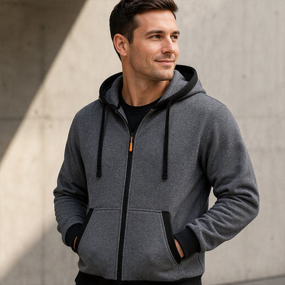⏰ Ultimo Giorno di Saldi – SCONTO 50% ✨Giacca con cappuccio e zip, calda