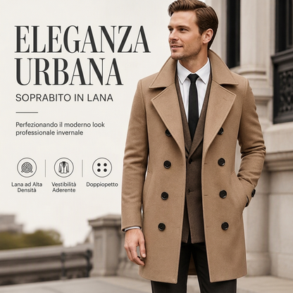 ⏰ Ultimo Giorno di Saldi – SCONTO 50% ✨Cappotto classico doppiopetto da uomo