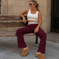 ⏰ Ultimo Giorno di Saldi – SCONTO 50% ✨Pantaloni tuta donna a vita alta e gamba larga