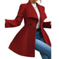 ⏰ Ultimo Giorno di Saldi – SCONTO 50% ✨Cappotto elegante da donna con colletto a revers e vestibilità slim