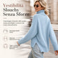 🔥SCONTO DEL 50%! 👚Maglione da donna a collo alto, in maglia, vestibilità ampia