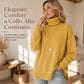 🔥SCONTO DEL 50%! 👚Maglione da donna a collo alto, in maglia, vestibilità ampia