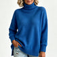 🔥SCONTO DEL 50%! 👚Maglione da donna a collo alto, in maglia, vestibilità ampia