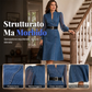 🔥SCONTO DEL 50%! 👚Abito di jeans snellente da donna