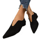 🔥SCONTO DEL 50%! 👠Scarpe basse da donna eleganti con punta a fiaschetto e taglio a V