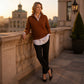 ⏰ Ultimo Giorno di Saldi – SCONTO 50% ✨Maglione Pullover da Donna con Zip Quarto