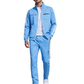 ⏰ Ultimo Giorno di Saldi – SCONTO 50% ✨Completo da uomo con giacca a zip intera e pantaloni, stampa geometrica