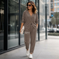 ⏰ Ultimo Giorno di Saldi – SCONTO 50% ✨Set casual da 2 pezzi in velluto a coste da donna