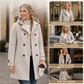 ⏰ Ultimo Giorno di Saldi – SCONTO 50% ✨Cappotto corto da donna a doppio petto con cappuccio