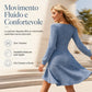 ⏰ Ultimo Giorno di Saldi – SCONTO 50% ✨Abito babydoll da donna con scollo quadrato e tasche