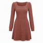⏰ Ultimo Giorno di Saldi – SCONTO 50% ✨Abito babydoll da donna con scollo quadrato e tasche