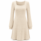 ⏰ Ultimo Giorno di Saldi – SCONTO 50% ✨Abito babydoll da donna con scollo quadrato e tasche