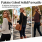 ⏰ Ultimo Giorno di Saldi – SCONTO 50% ✨Maglione da donna a scollo V con elegante fiocco sul retro