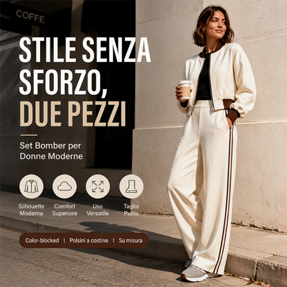 ⏰ Ultimo Giorno di Saldi – SCONTO 50% ✨Completo sportivo casual da donna in due pezzi