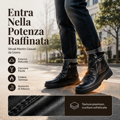 ⏰ Ultimo Giorno di Saldi – SCONTO 50% ✨Stivi antiscivolo da uomo con fodera calda