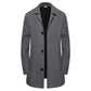 ⏰ Ultimo Giorno di Saldi – SCONTO 50% ✨Cappotto maschile minimal monopezzo a mezza lunghezza