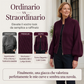 🔥SCONTO DEL 50%! 👚Maglione da donna in maglia con maniche a lanterna e chiusura lampo