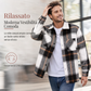 ⏰ Ultimo Giorno di Saldi – SCONTO 50% ✨Camicia casual in flanella a quadri da uomo
