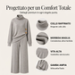 ⏰ Ultimo Giorno di Saldi – SCONTO 50% ✨Set donna maglia collo alto in maglia e pantaloni a gamba larga