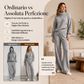 ⏰ Ultimo Giorno di Saldi – SCONTO 50% ✨Set donna maglia collo alto in maglia e pantaloni a gamba larga