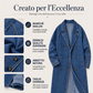 ⏰ Ultimo Giorno di Saldi – SCONTO 50% ✨Cappotto lungo in denim da donna con chiusura doppia a bottoni