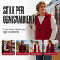 ⏰ Ultimo Giorno di Saldi – SCONTO 50% ✨Gilet invernale unisex caldo con fodera in pelliccia plush