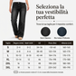 🔥SCONTO DEL 50%! 👖Jeans elasticizzati a gamba larga da donna, a vita alta