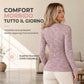 🔥SCONTO DEL 50%! 👚Maglione da donna a maniche lunghe, scollo a V e mezza zip