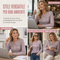 🔥SCONTO DEL 50%! 👚Maglione da donna a maniche lunghe, scollo a V e mezza zip