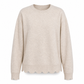 🔥SCONTO DEL 50%! 👚Maglione da donna con scolo rotondo e bordo smerlato