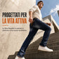🔥SCONTO DEL 50%! 👖Jeans strappati da uomo elasticizzati e aderenti