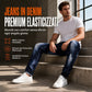 🔥SCONTO DEL 50%! 👖Jeans strappati da uomo elasticizzati e aderenti