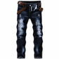 🔥SCONTO DEL 50%! 👖Jeans strappati da uomo elasticizzati e aderenti