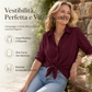 🔥SCONTO DEL 50%! 👚Blusa da donna elegante e casual a maniche lunghe con bottoni