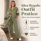 ⏰ Ultimo Giorno di Saldi – SCONTO 50% ✨Set donna composto da felpa casual e pantaloni a gamba larga