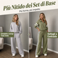 ⏰ Ultimo Giorno di Saldi – SCONTO 50% ✨Set donna composto da felpa casual e pantaloni a gamba larga
