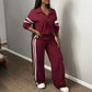 ⏰ Ultimo Giorno di Saldi – SCONTO 50% ✨Set donna composto da felpa casual e pantaloni a gamba larga