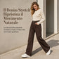 🔥SCONTO DEL 50%!👖Jeans da donna vintage a vita alta a zampa, pantaloni di denim drappeggiati a lunghezza pavimento