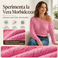 🔥SCONTO DEL 50%! 👚Maglione corto a trama da donna, con scollo sulle spalle
