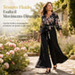 ⏰ Ultimo Giorno di Saldi – SCONTO 50% ✨Tuta jumpsuit elegante con stampa floreale, avvolgente, scollo a V, gamba larga, cintura in vita e maniche a 3/4 con volant